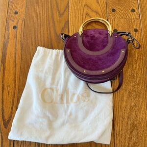 AUTH CHLOE Suede Pixie Bag
